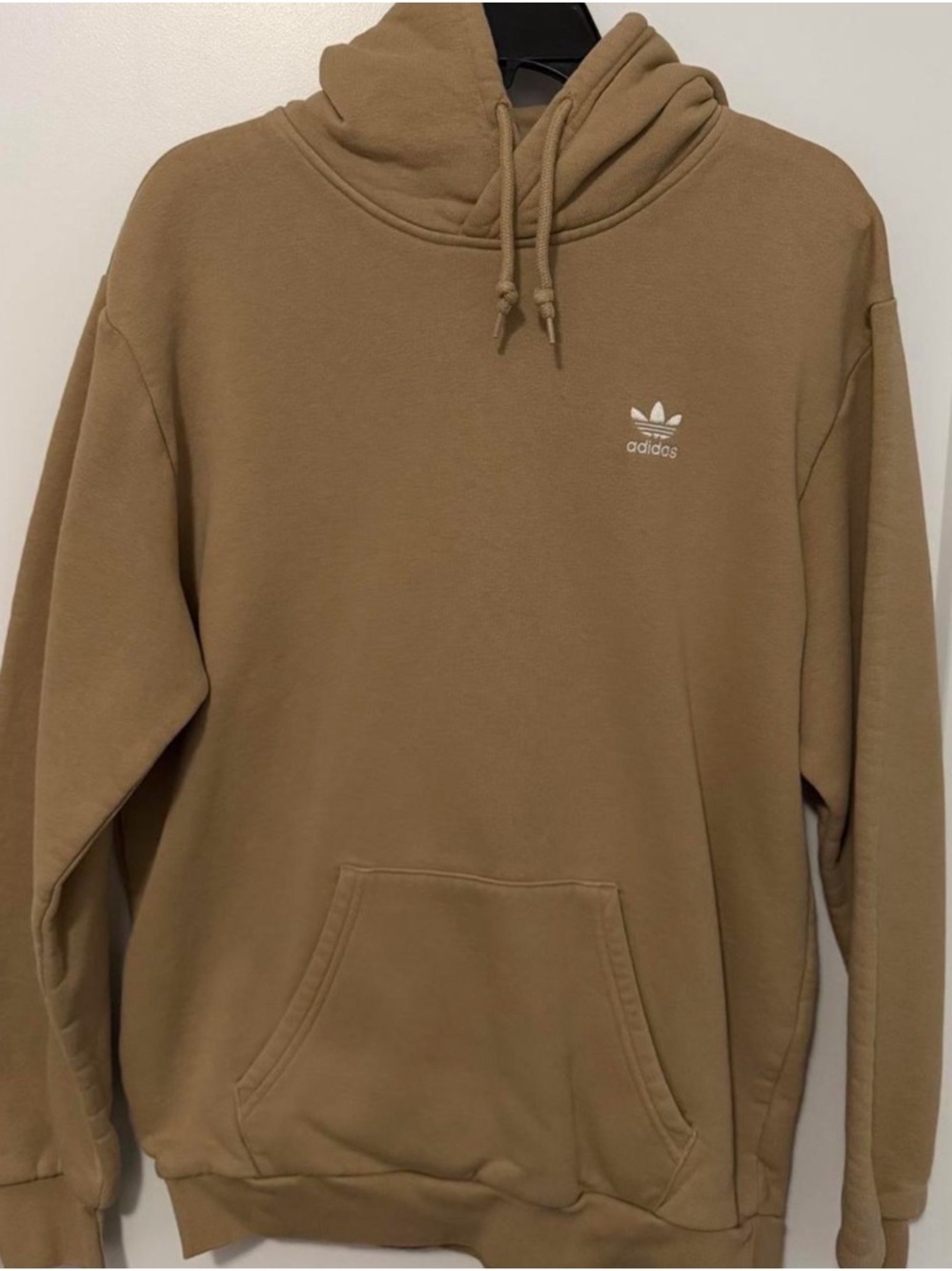 adidas Brown Trefoil Pullover Hoodie